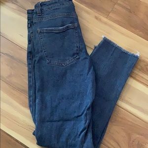Straight cropped Bershka denim jeans